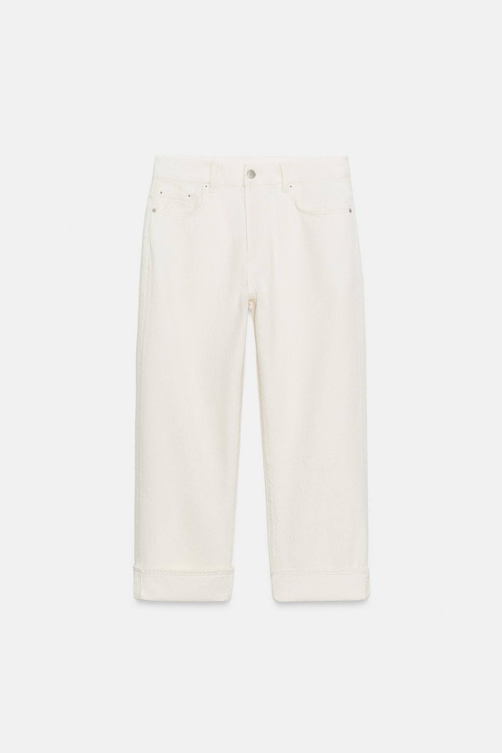 JEANS ZW COLLECTION BAGGY TIRO BAJO / Crudo - Zara фото 6