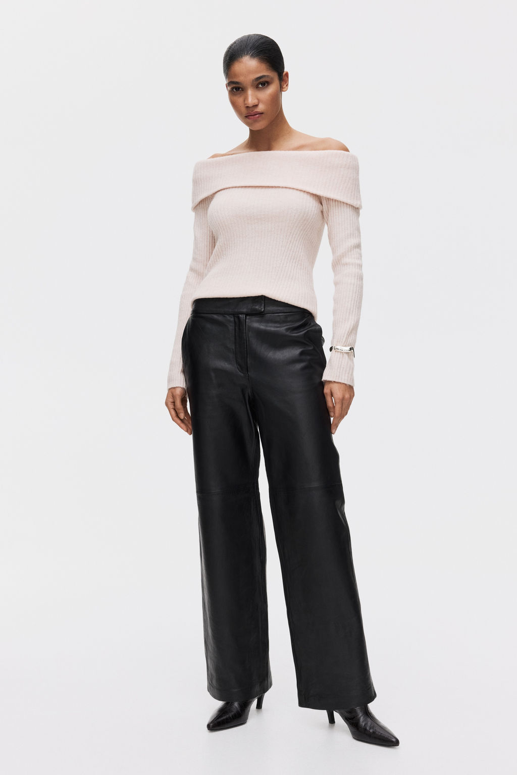 Top off-the-shoulder en punto de canal? - H&m фото 7
