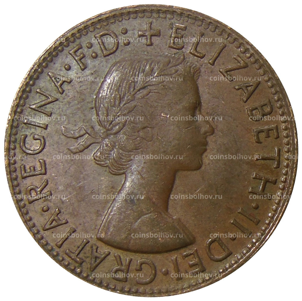 Монета 1 пенни 1962 года Австралия