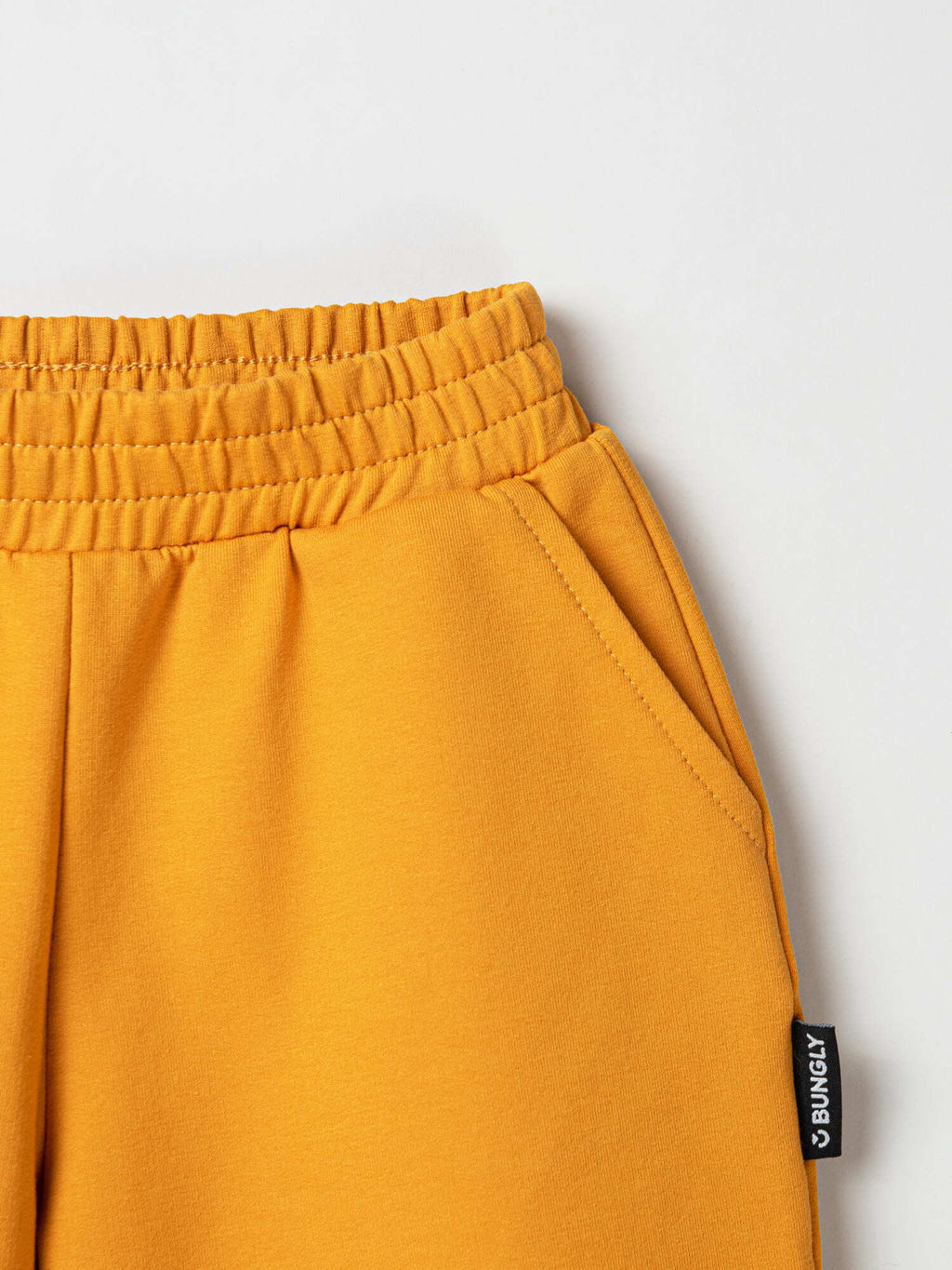 Джоггеры облегченные Горчица с карманами - Bungly фото 3