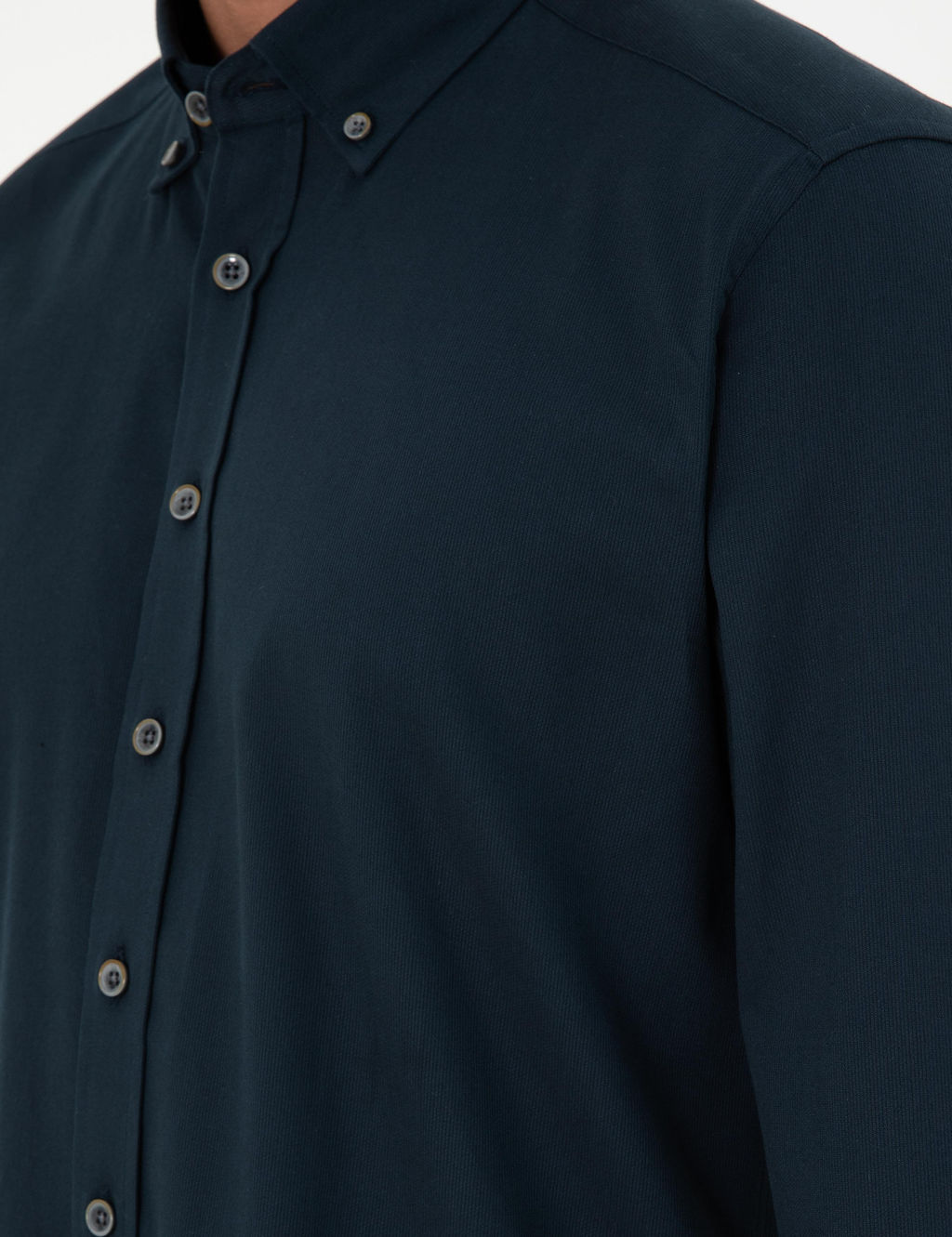 Рубашка Pierre Cardin Regular Fit дл рукав темно‑синяя