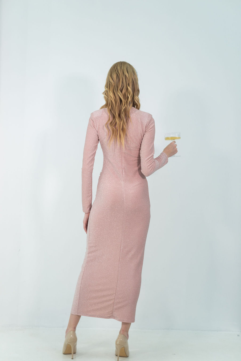 Платье Лайна (розовый) - Nadi bordo фото 2