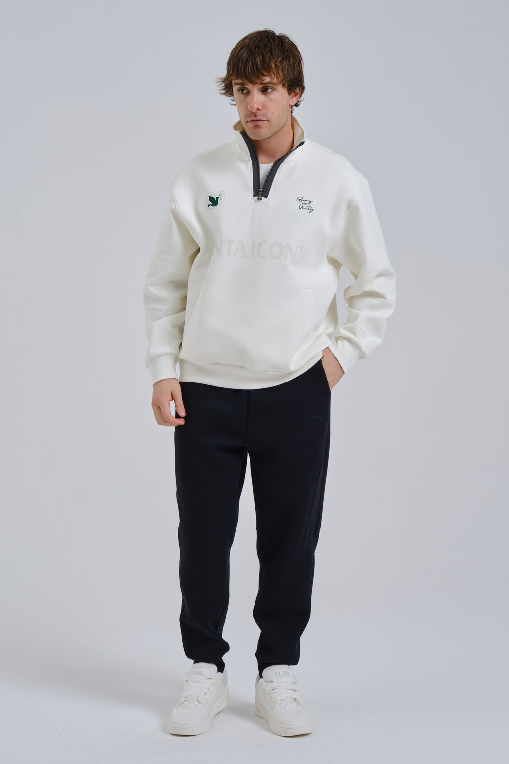 Свитшот Бежевый - Anta фото 7