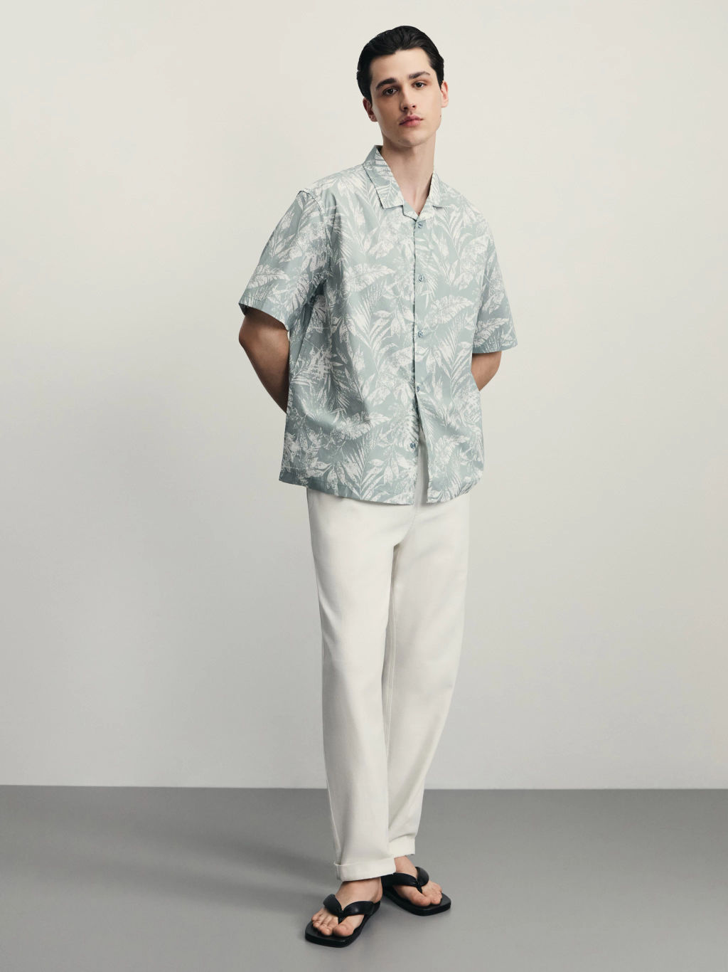 Рубашка с принтом / Zarina  фото 3