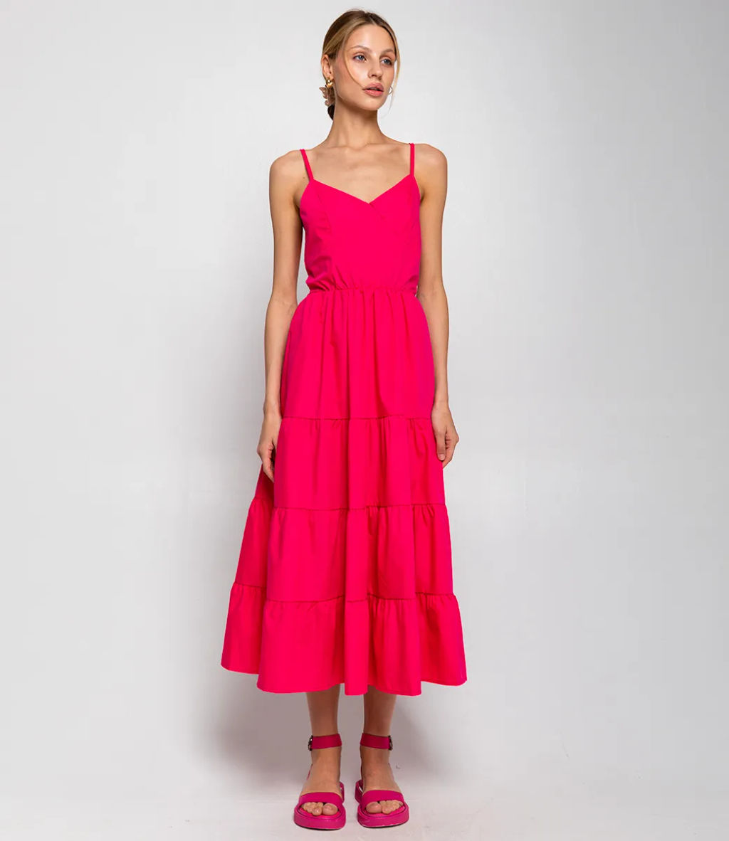 Сарафан #КТ1509, фуксия