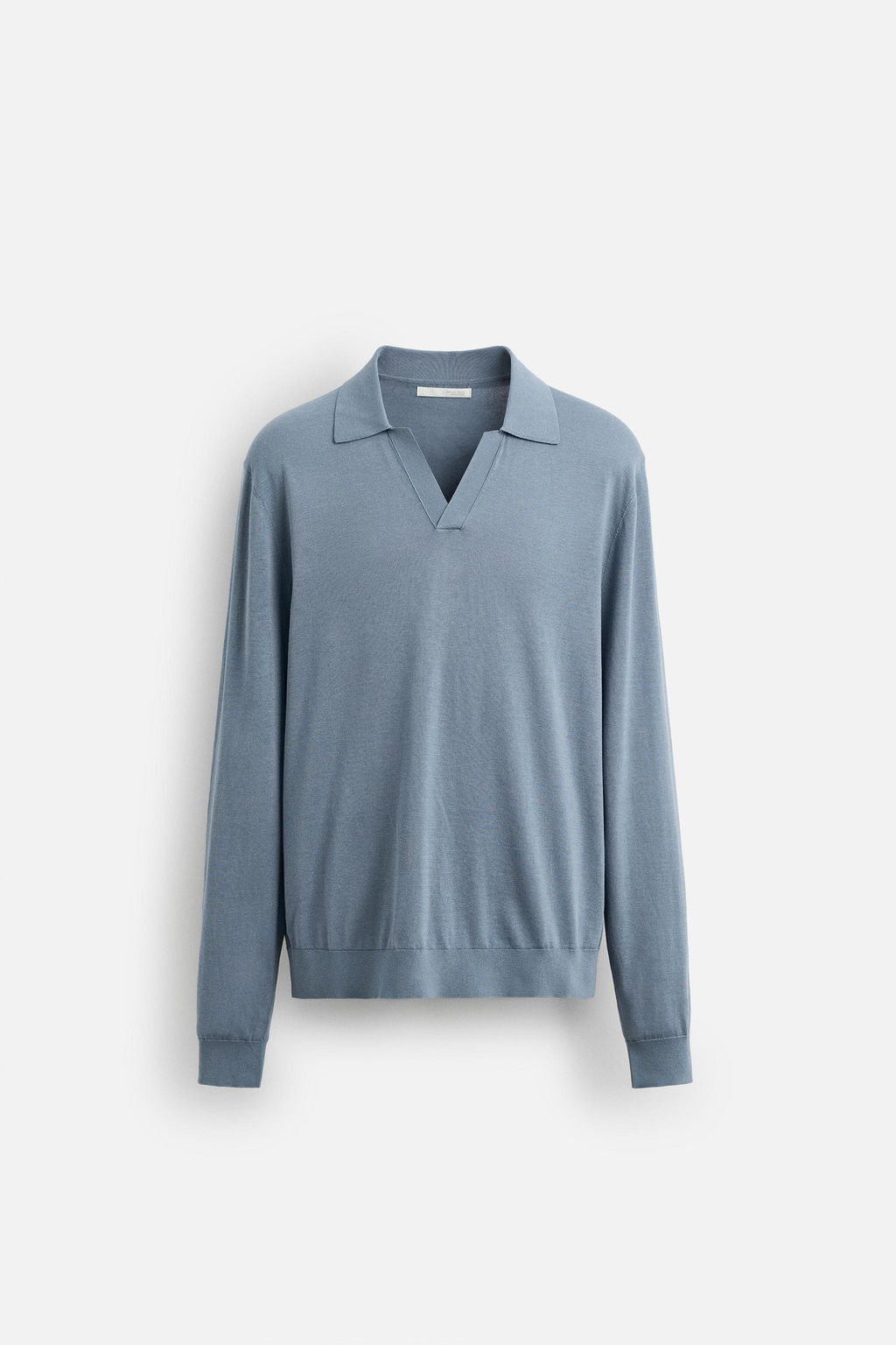 COTTON BLEND KNIT POLO SHIRT - Zara фото 6