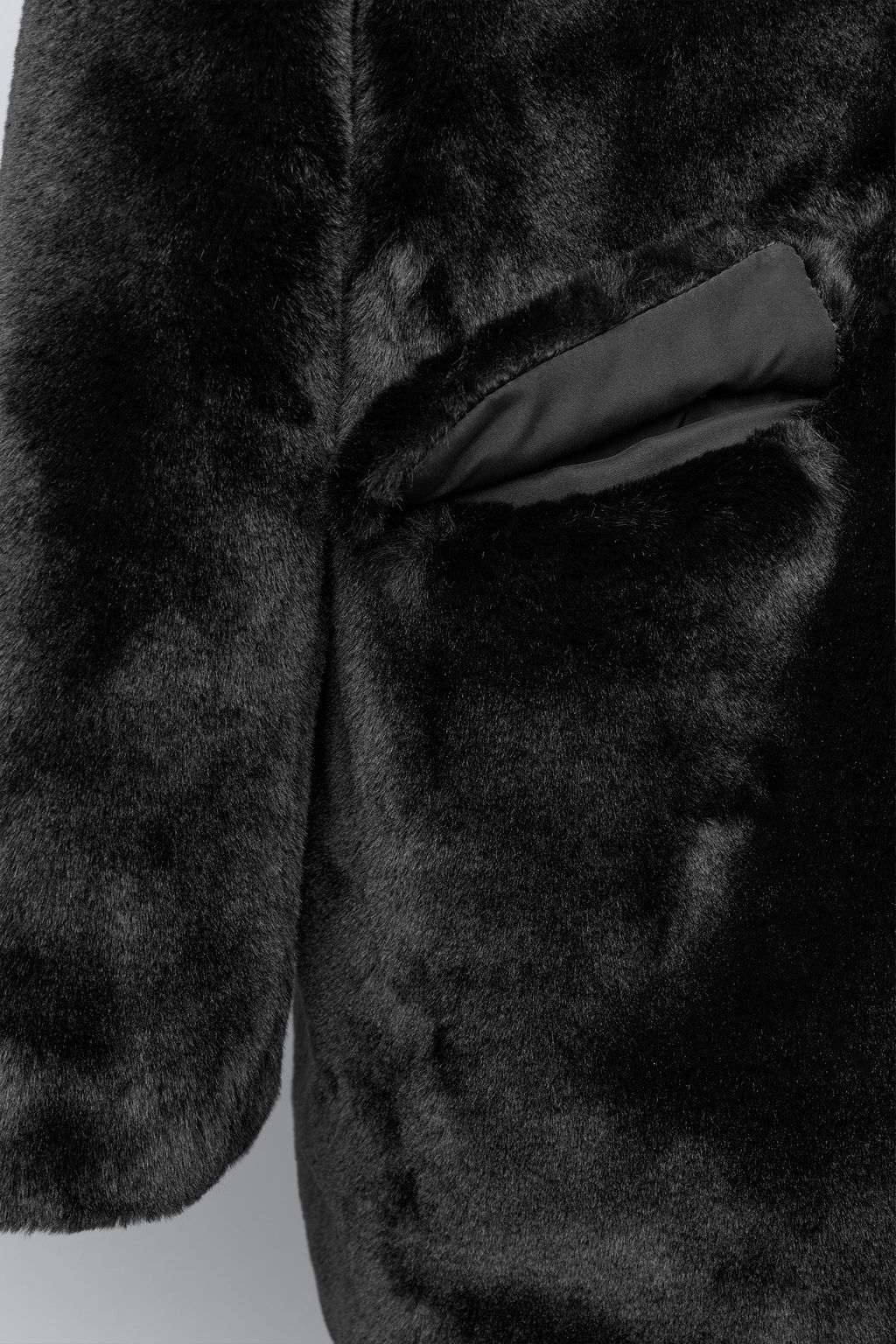 LONG FAUX FUR COAT - Zara фото 6