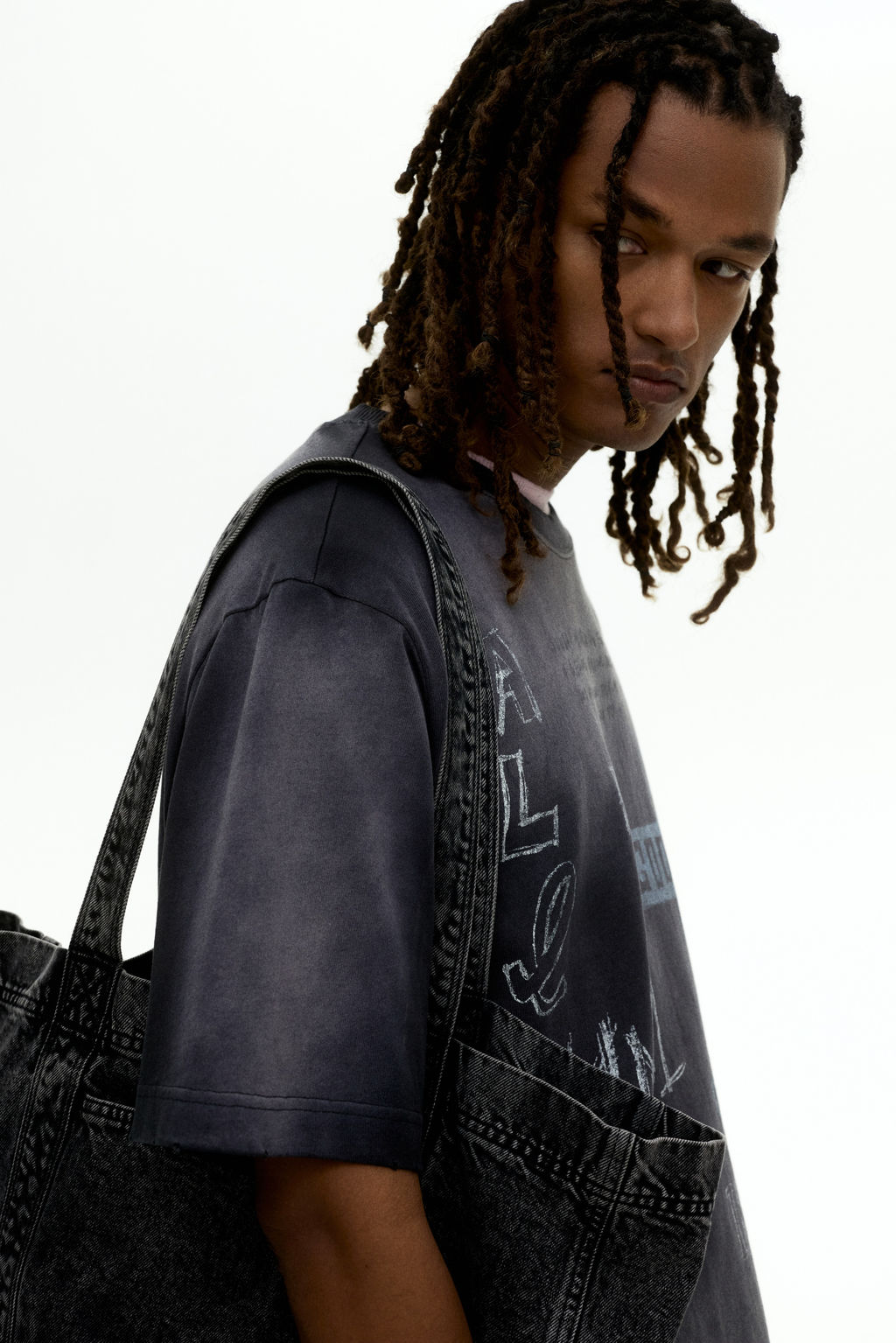 Camiseta con estampado Oversized Fit - H&m фото 5