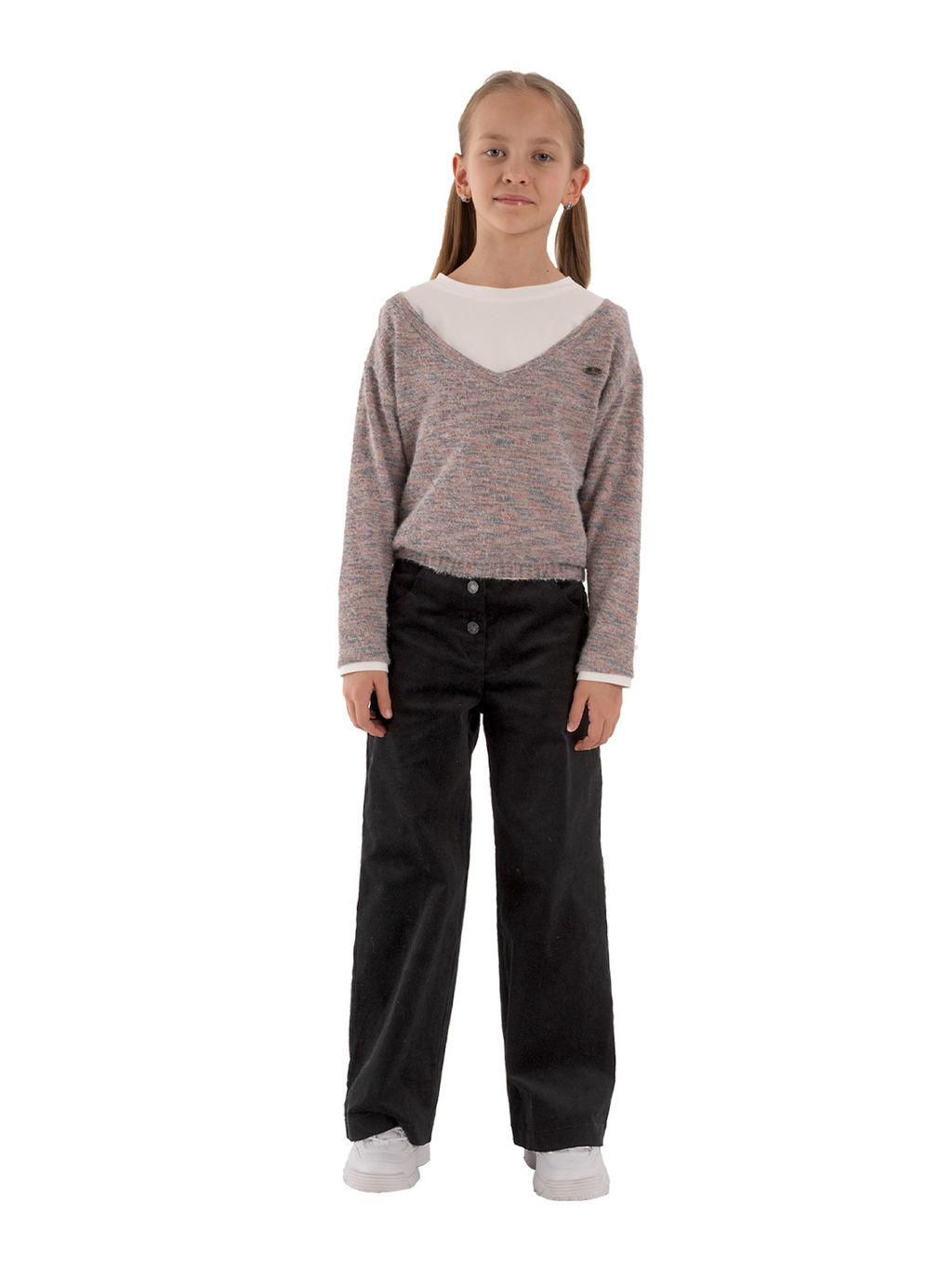 Брюки из вельвета О66573 - Карамелли фото 23