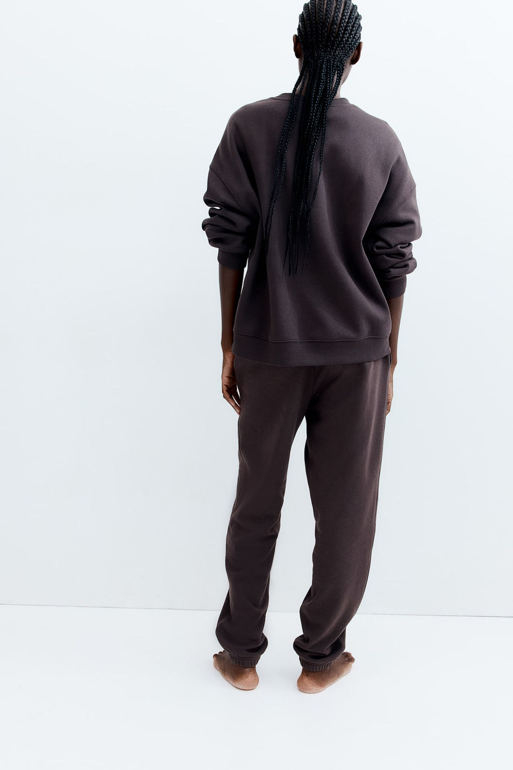 Pantalon de chandal en mezcla de algodon - H&m фото 3