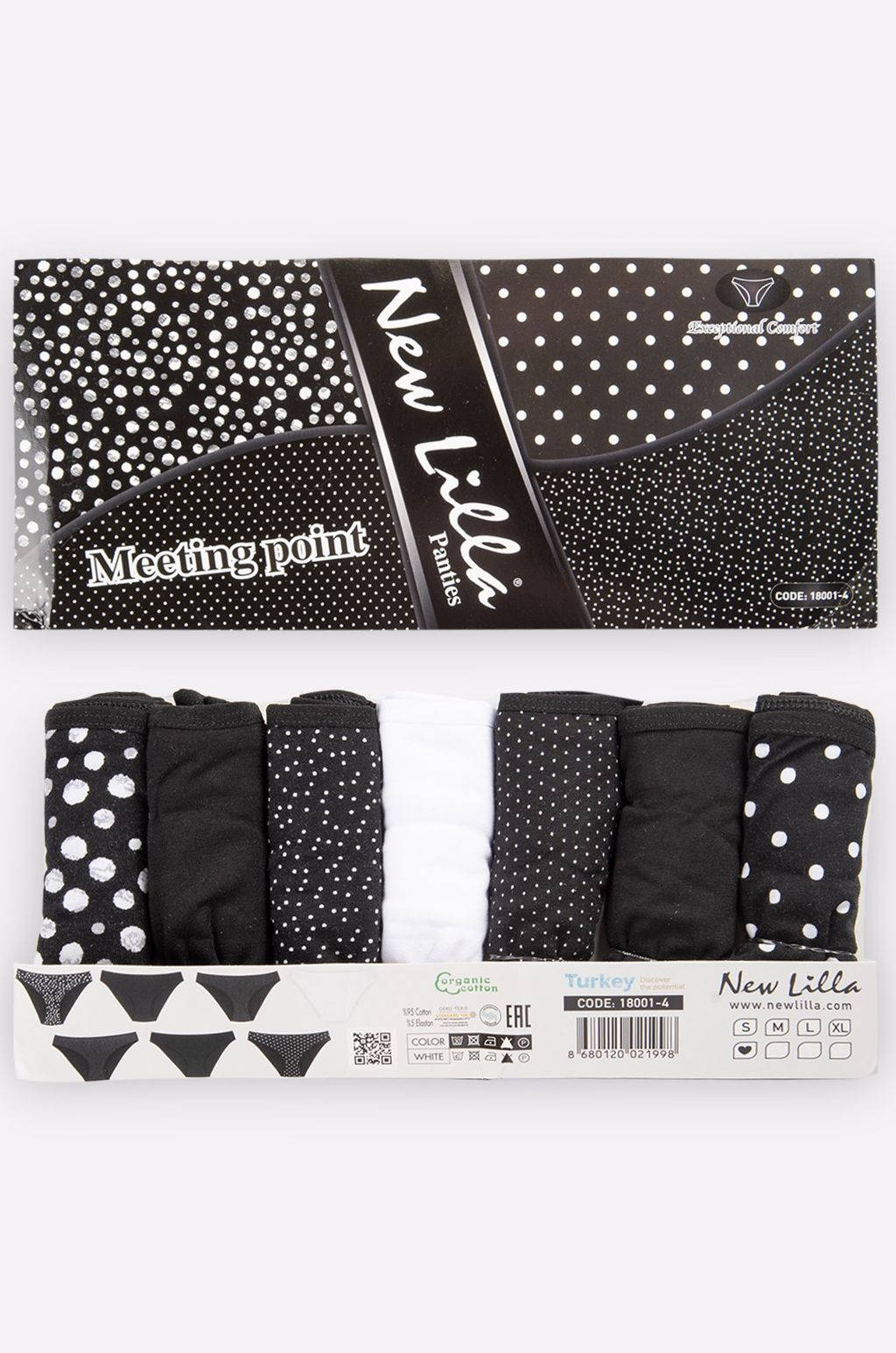 Женские трусы-слипы 7 шт. New Lilla  фото 5