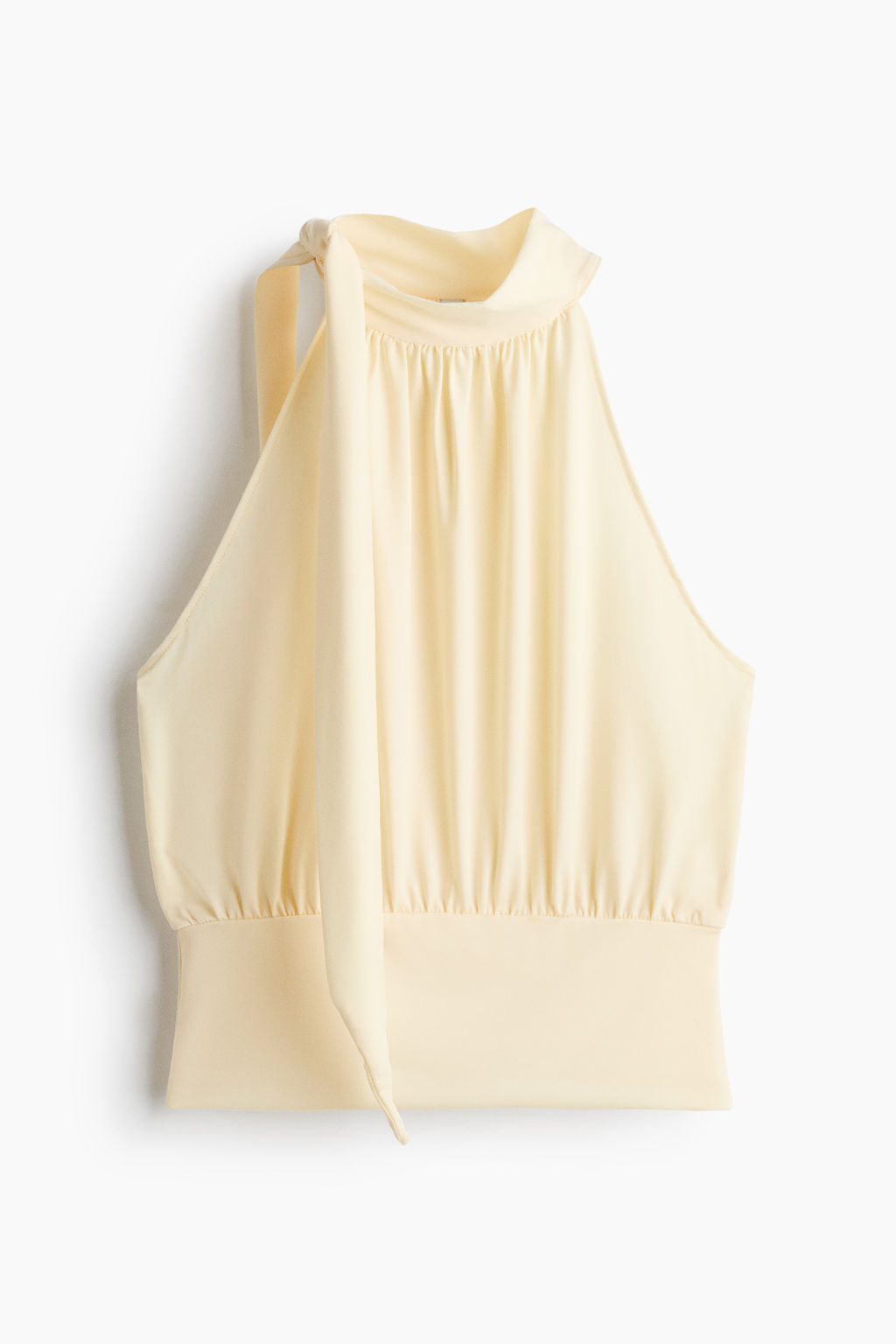 Top de crep? con cuello fular - H&m фото 2