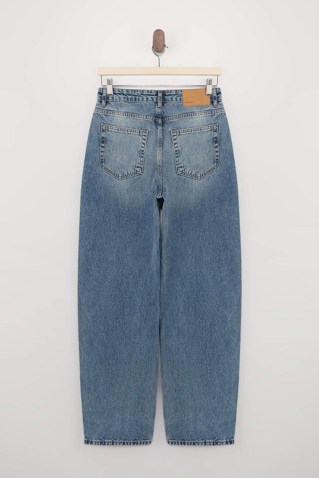 Mavi Yuksek Bel 100% Pamuk Baggy Jeans TWOSS26JE00141 - Trendyolmilla фото 2
