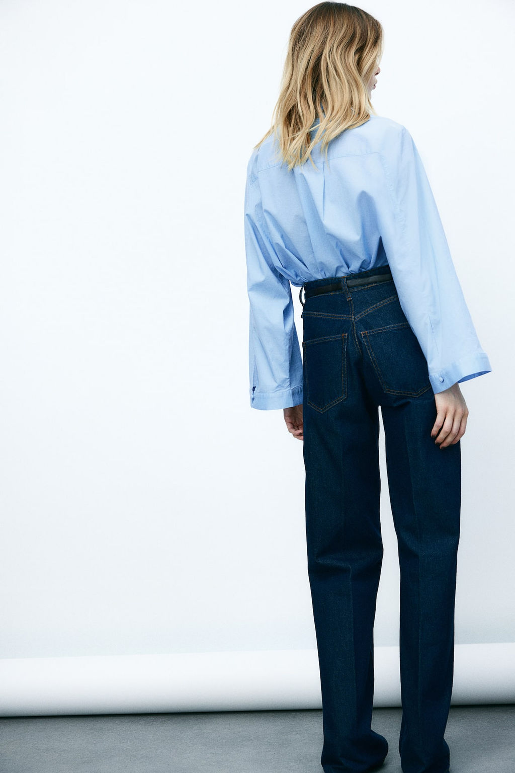 Blusa de algodon con jaretas - H&m фото 4