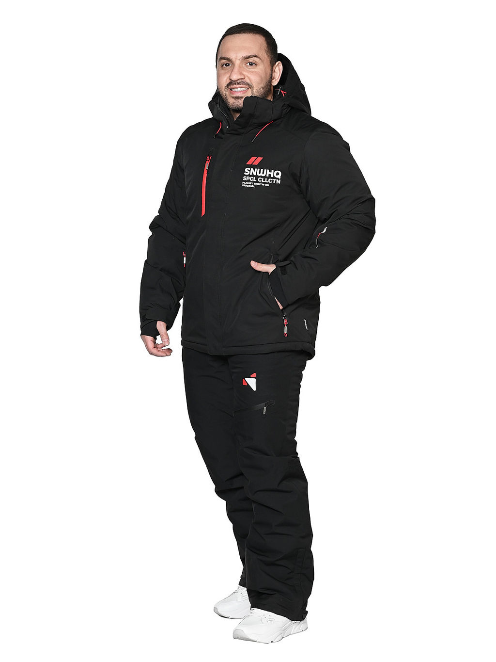 Костюм A-89103 Светло-серый - Snow headquarter фото 50