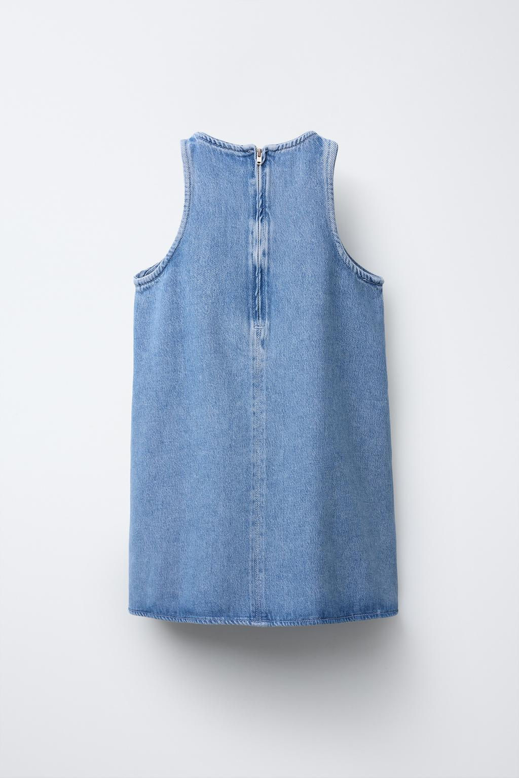 FLORAL DENIM DRESS - Zara фото 2