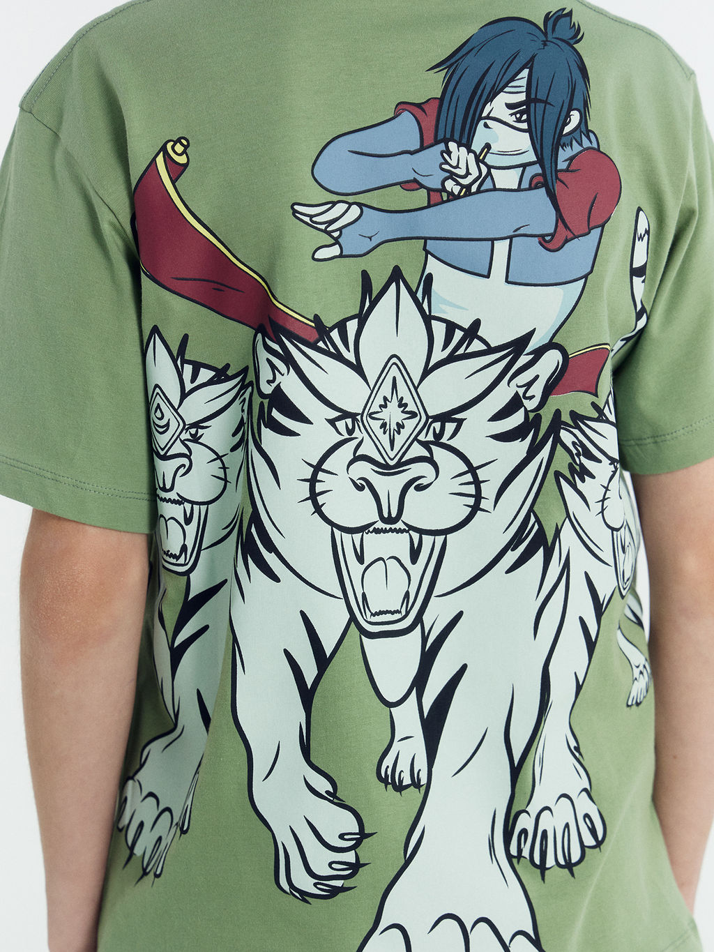 Футболка для мальчиков зеленая с печатью - Mark formelle фото 4