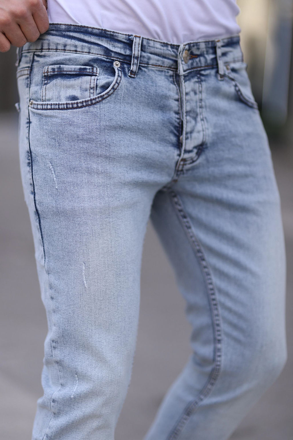TRENDYOL MAN Antrasit Skinny T?rnakl? Jeans Kot Pantolon TMNAW25JE00013 - Trendyolmilla фото 67