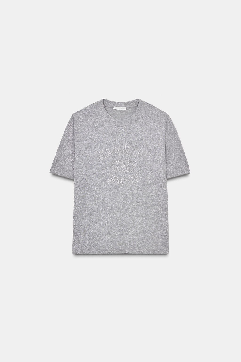 SHIMMER TEXT T-SHIRT - Zara фото 6