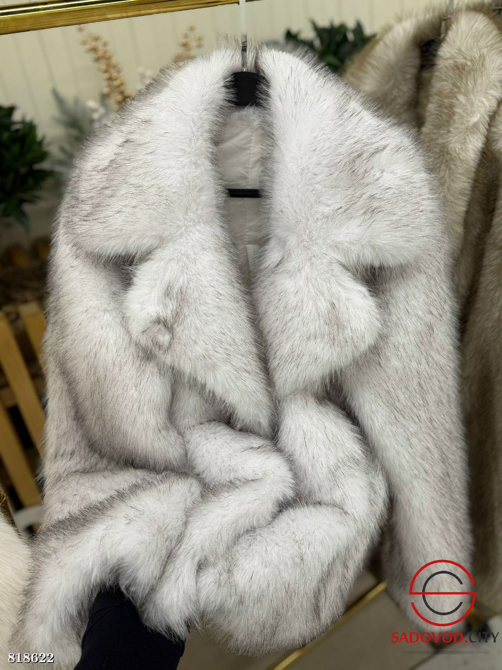 Шуба женская из искусственного меха