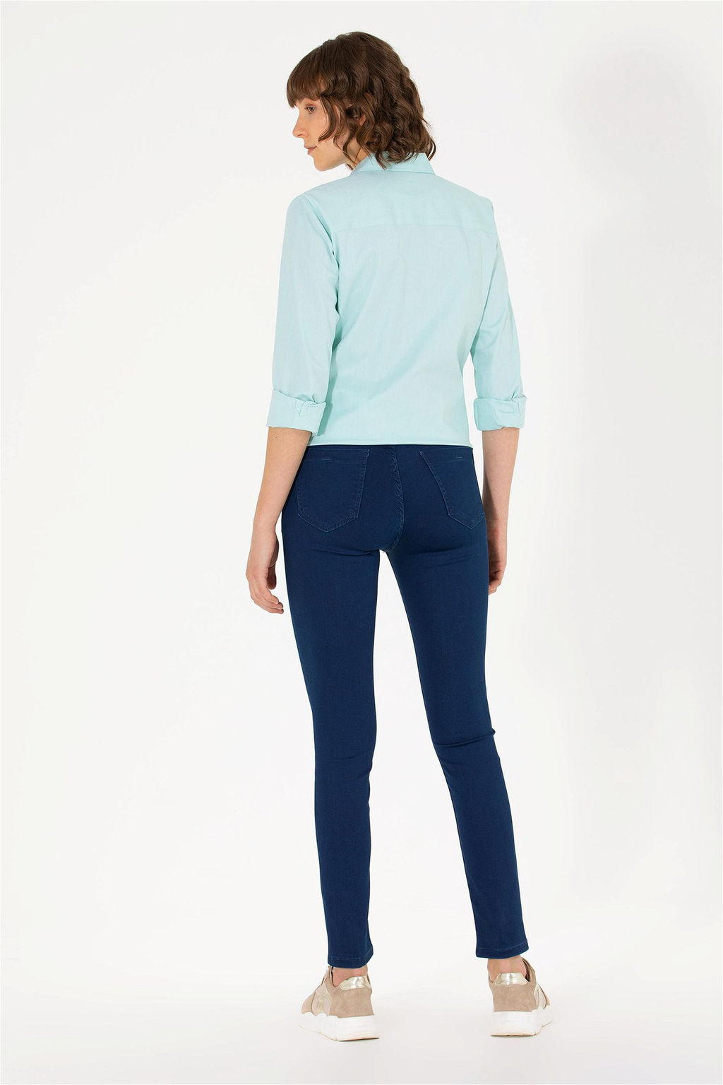 Женские голубые джинсовые брюки - U.s. polo assn фото 11