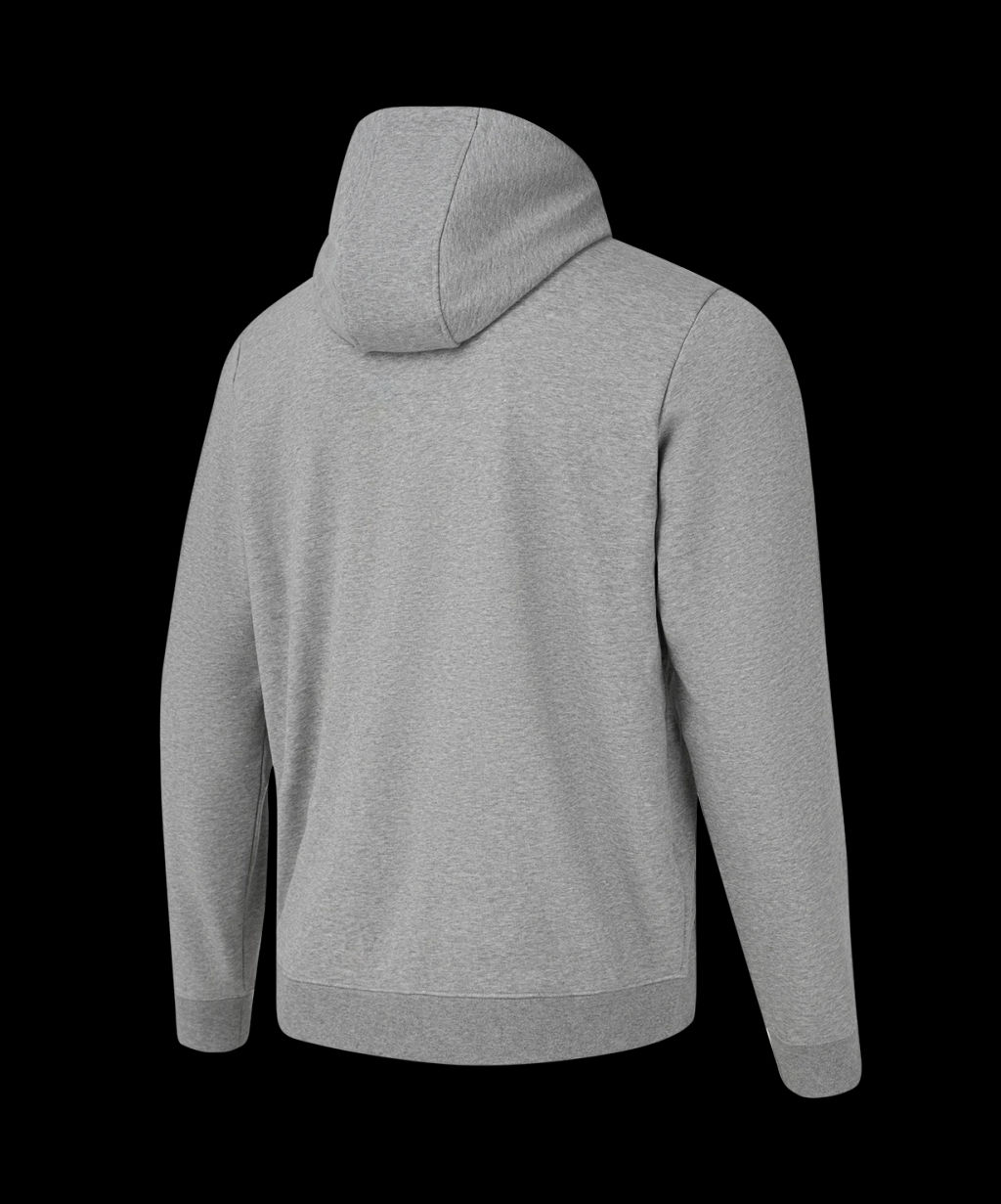 Худи на молнии JOGEL ESSENTIAL Cotton FZ Hoodie, серый меланж, детский  фото 3
