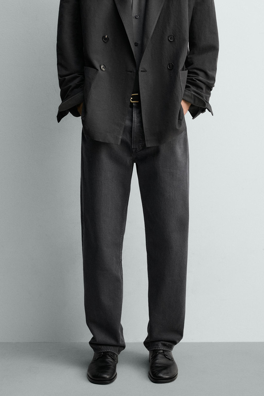 JEANS STRAIGHT FIT LIMITED EDITION / Azul / Gris - Zara фото 2