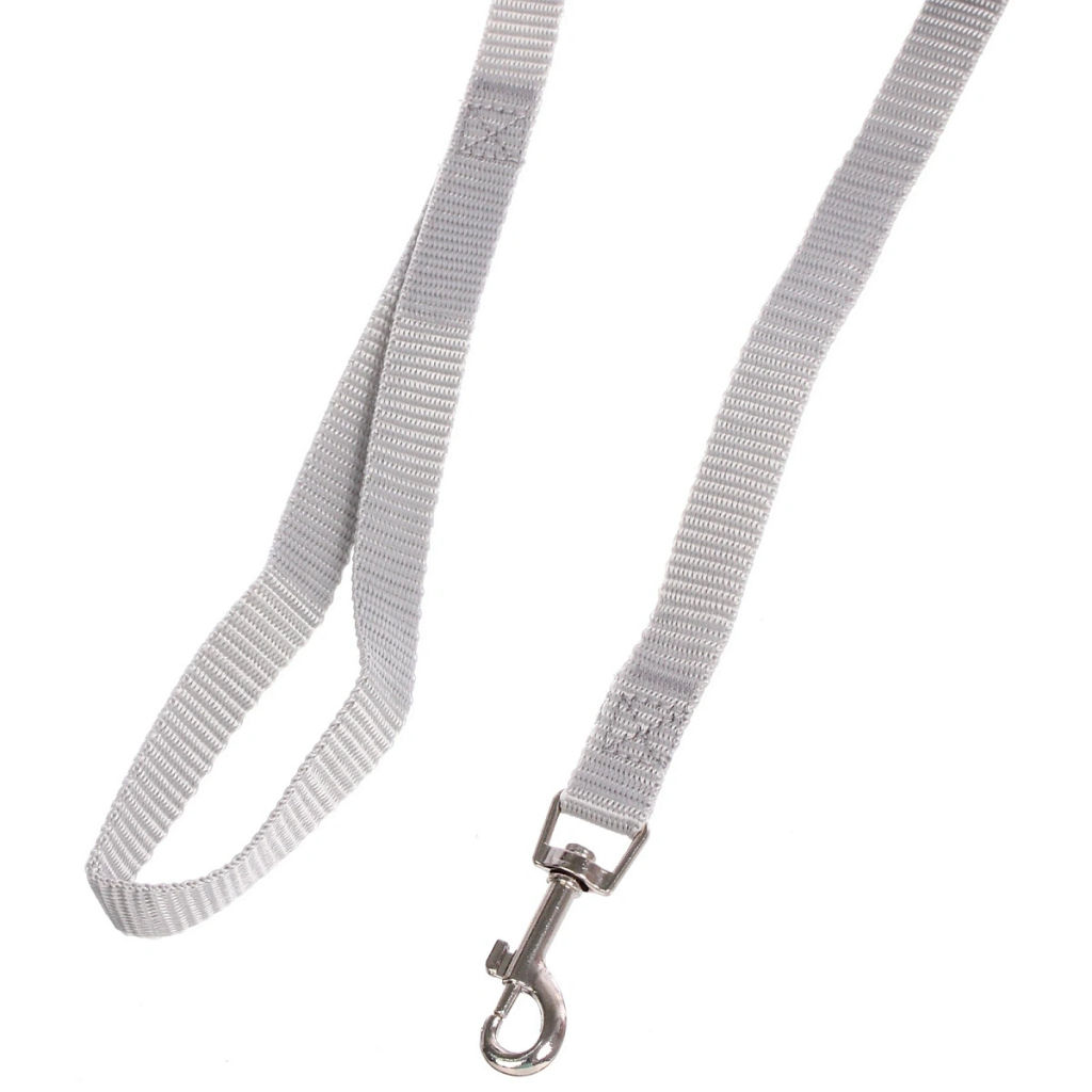 Цена за 2 шт. Шлейка с поводком 118см "Sweet puppy" размер M, цвет серый