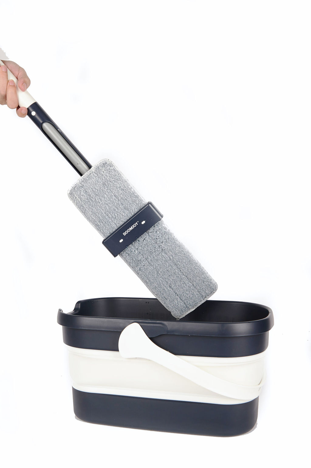 Набор для уборки. Компактное складное ведро и швабра с отжимом. - Boomjoy фото 2