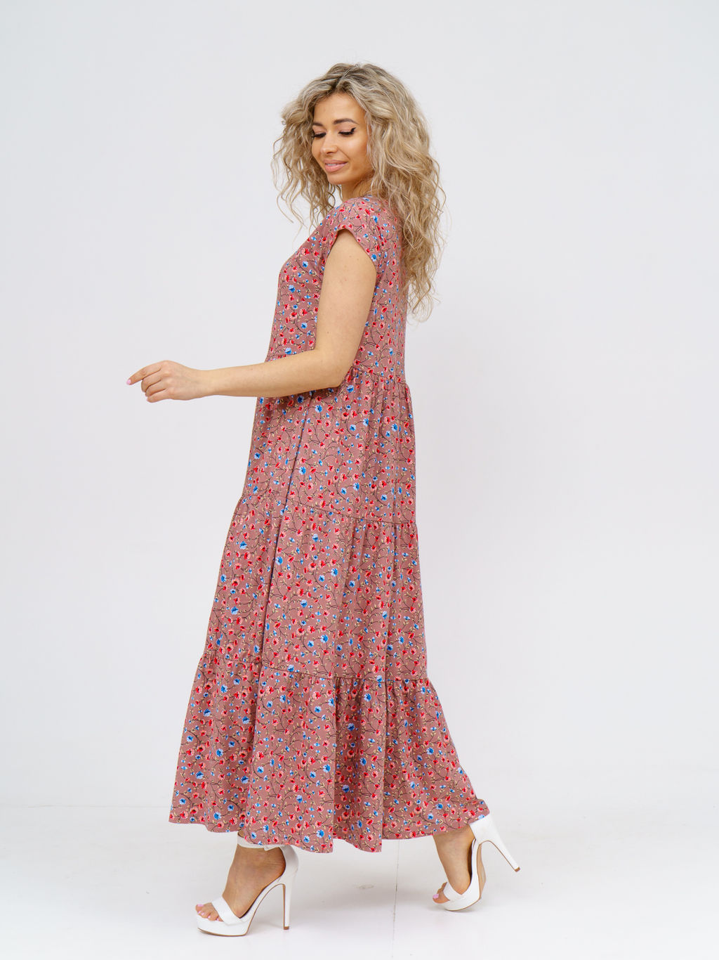 824 Платье "Коричневый"