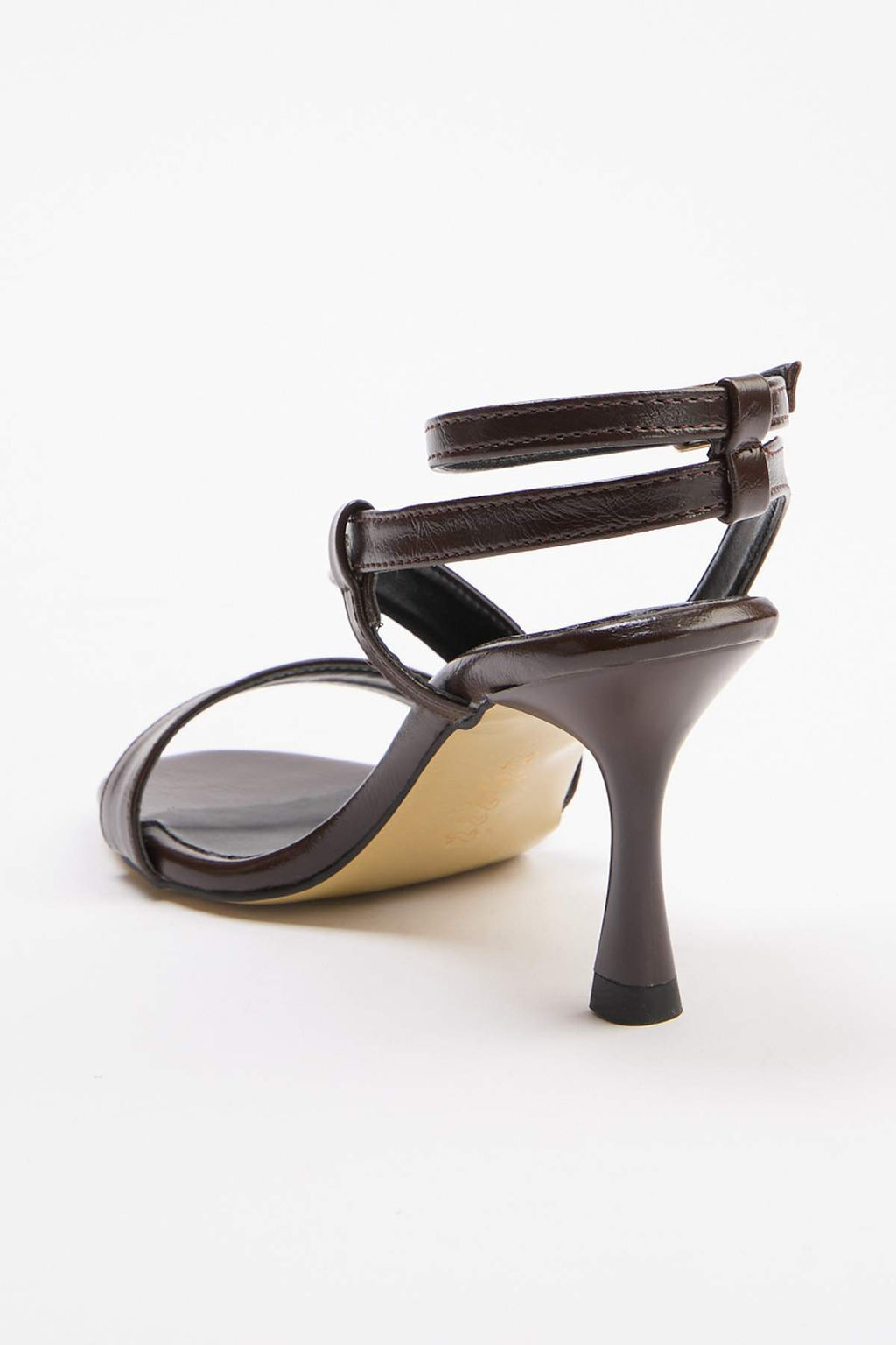 Koyu Kahverengi 8 cm Kad?n Klasik Topuklu Ayakkab? TAKSS26TO00067