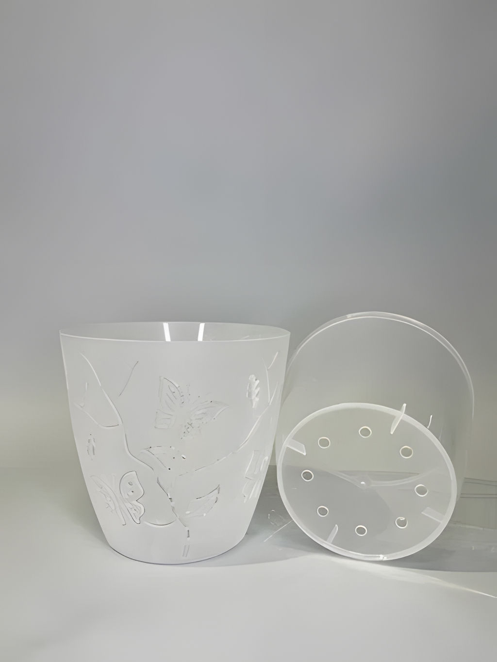 Горшок для орхидей Butterflies 0,7л d-115мм , арт. РТ1017