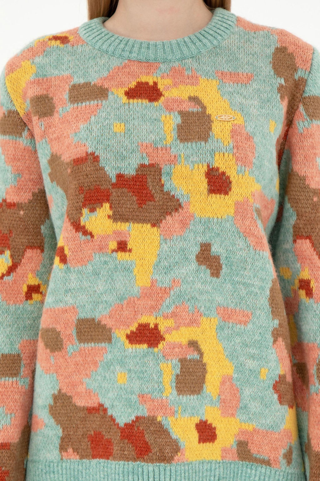 Женский свитер водно-зеленого цвета Неожиданная скидка в корзине - U.s. polo assn фото 6