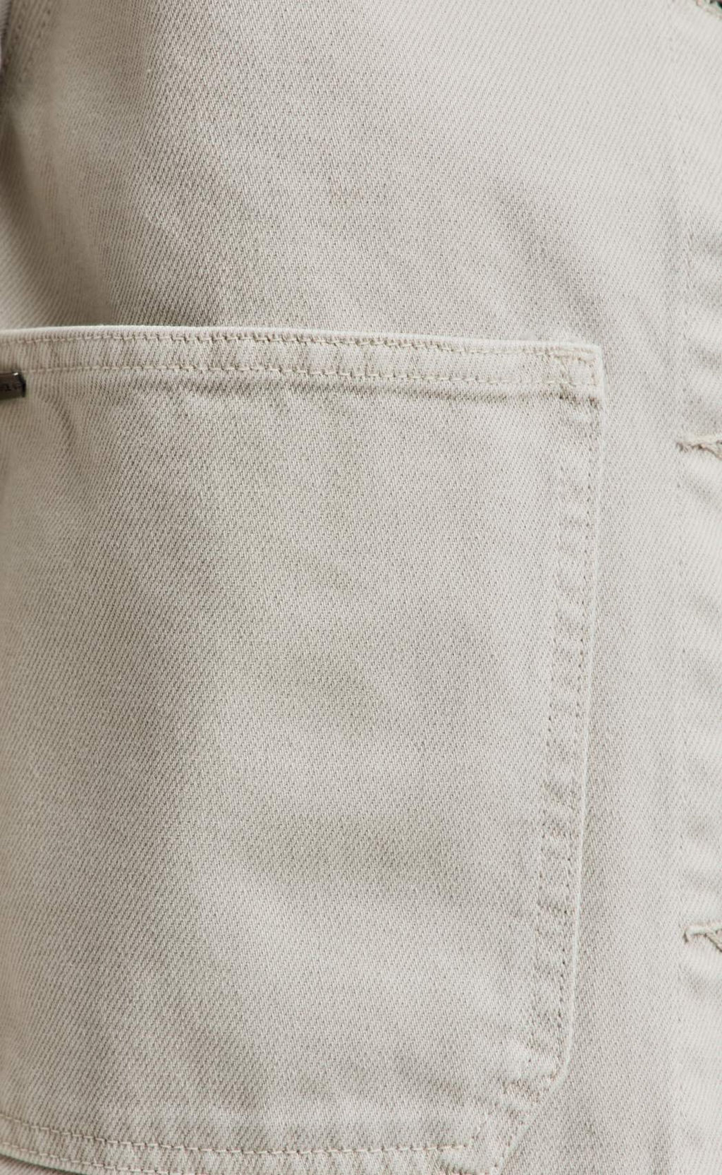 Куртка джинс F612-1269 l.beige - Fine joyce фото 7