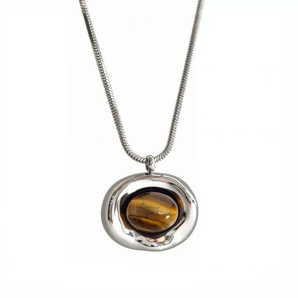 Колье "ТИГРОВЫЙ ГЛАЗ"