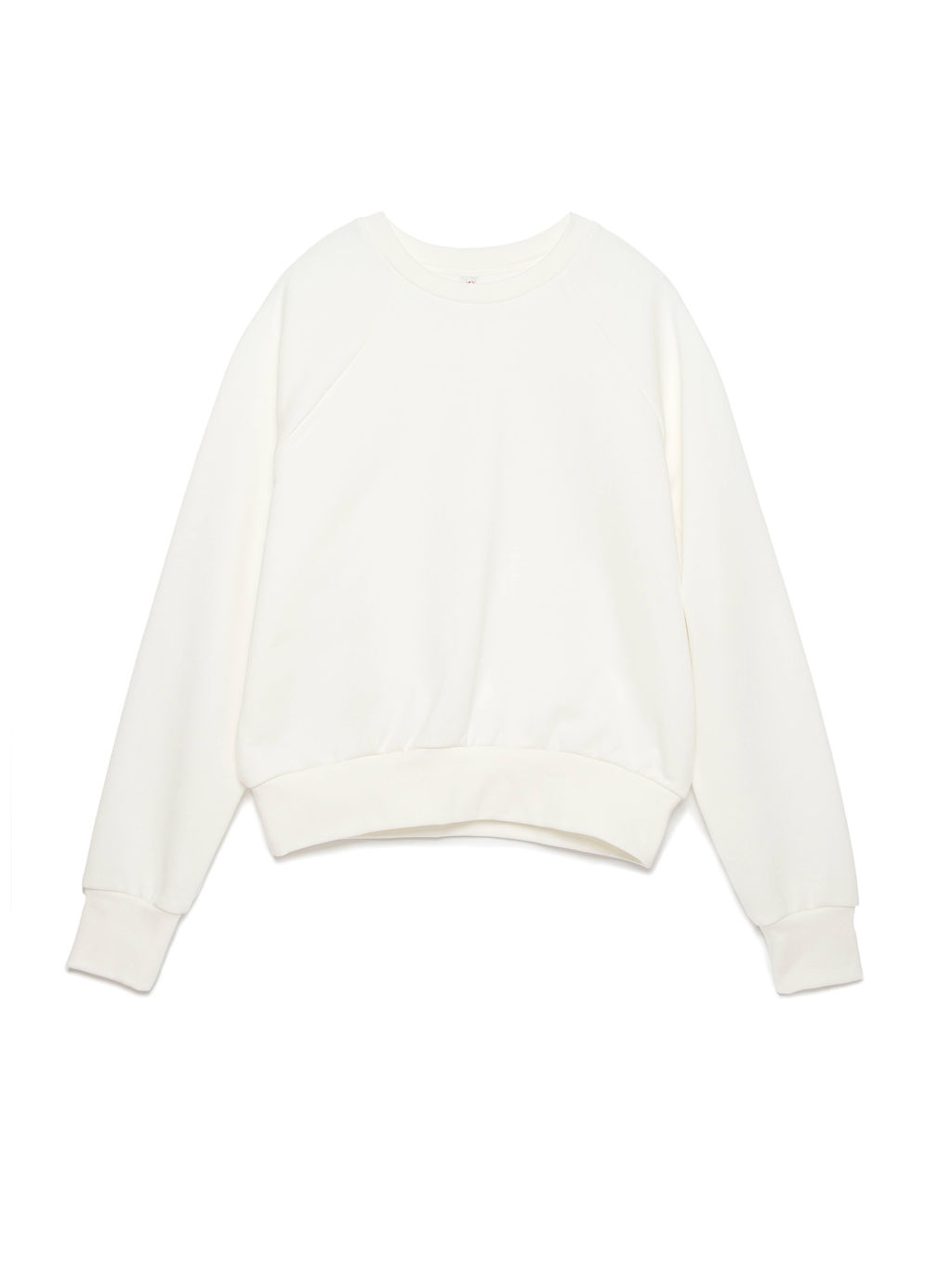 CONTE Белый свитшот из ультрамягкого хлопка LD 1106 off-white