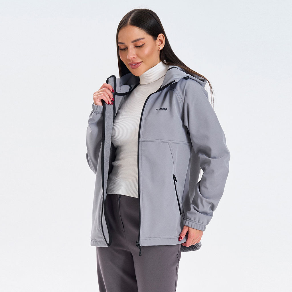 RODOS Ветровка softshell женская демисезон М-312 Бежевый фото 50