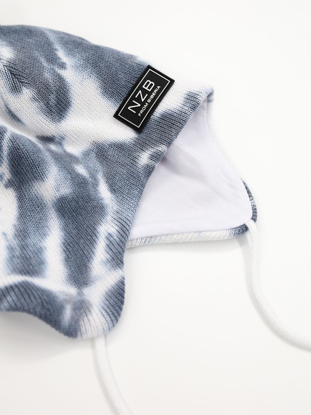 Шапка на завязках, серый - Inzibe фото 5