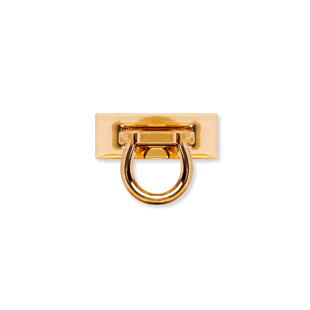 Gamma LBZ-17G замок для сумки 17 х 46 мм в пакете с картонным еврослотом 5 x 1 шт. под золото