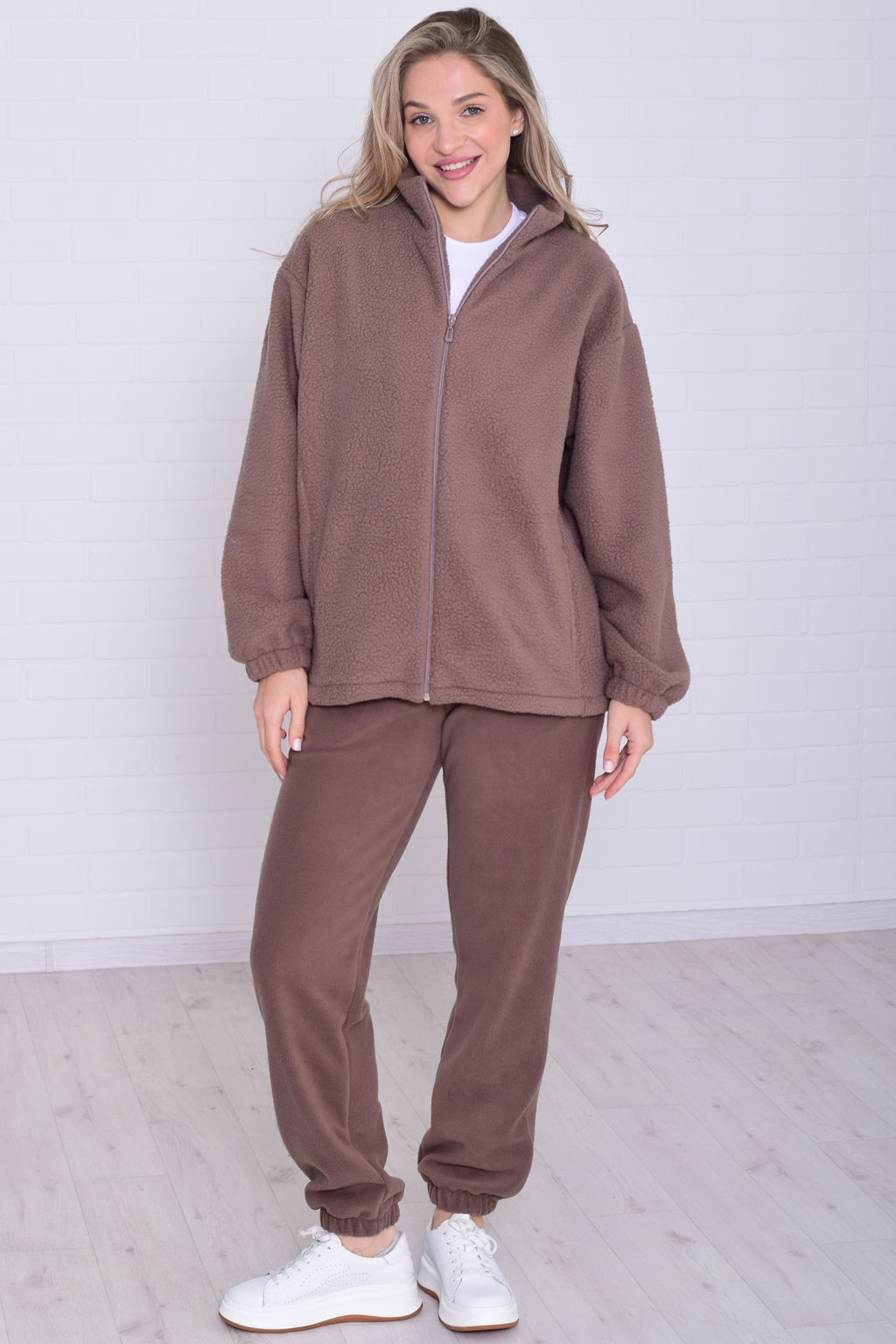 Толстовка женская 6-225 из флиса - Новое кимоно фото 11