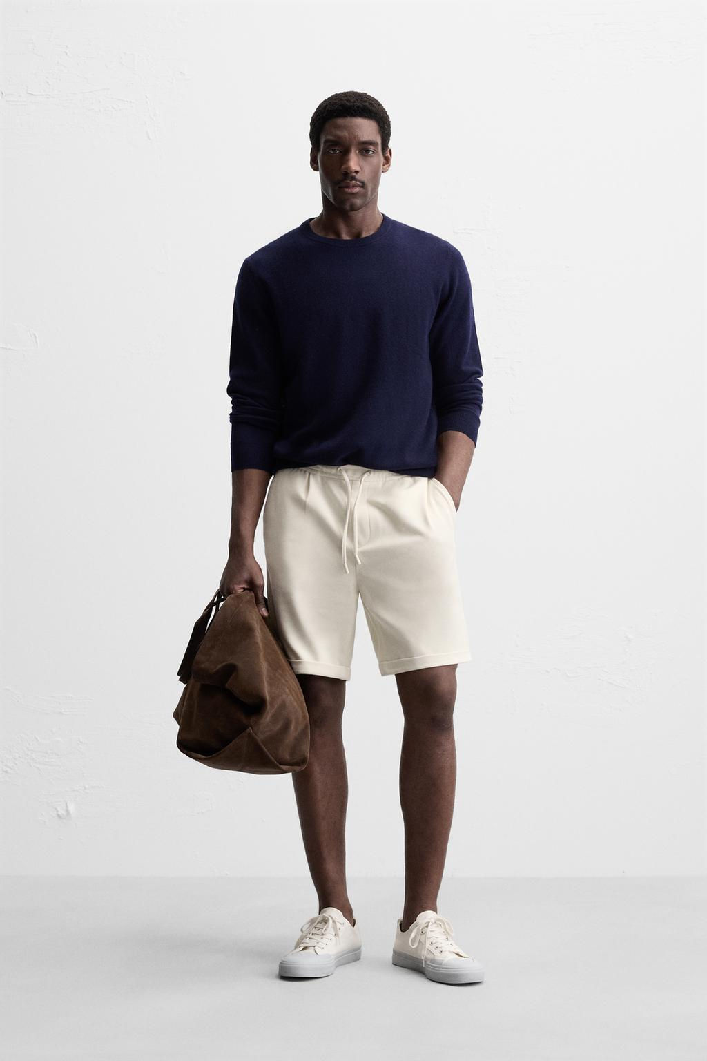 COMFORTABLE REGULAR FIT BERMUDA SHORTS - Zara фото 12