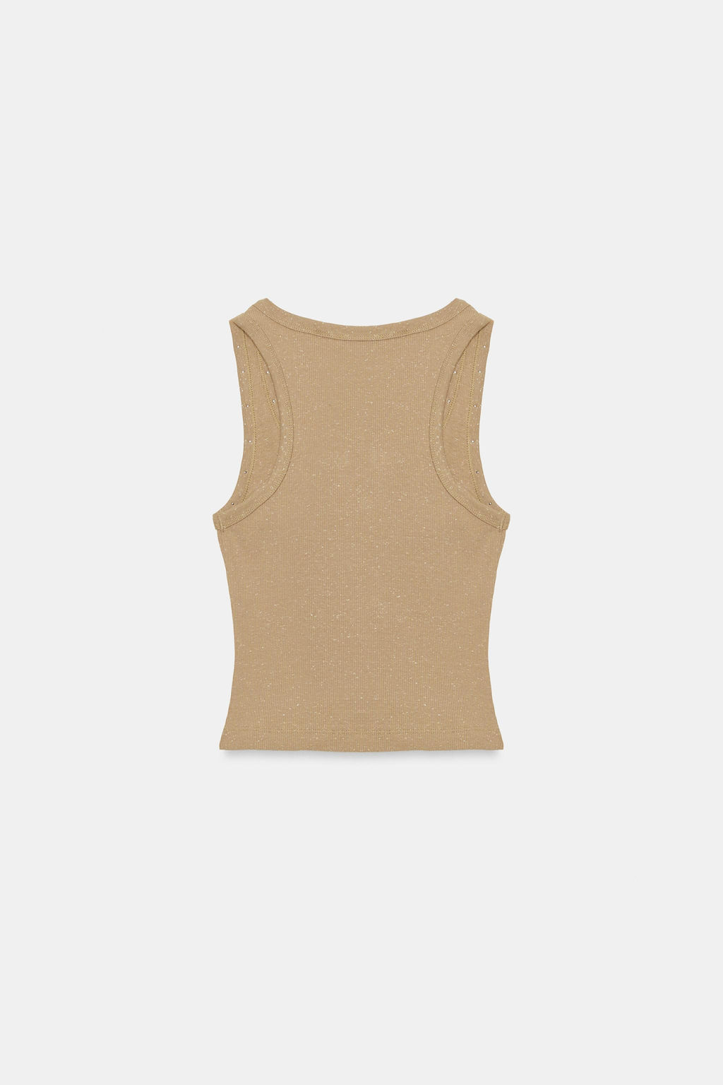 TOP TACHAS TEXTO / Beige - Zara фото 4