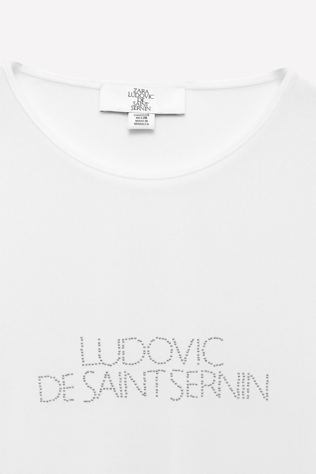 SHINY TEXT T-SHIRT LUDOVIC DE SAINT SERNIN x ZARA  фото 2