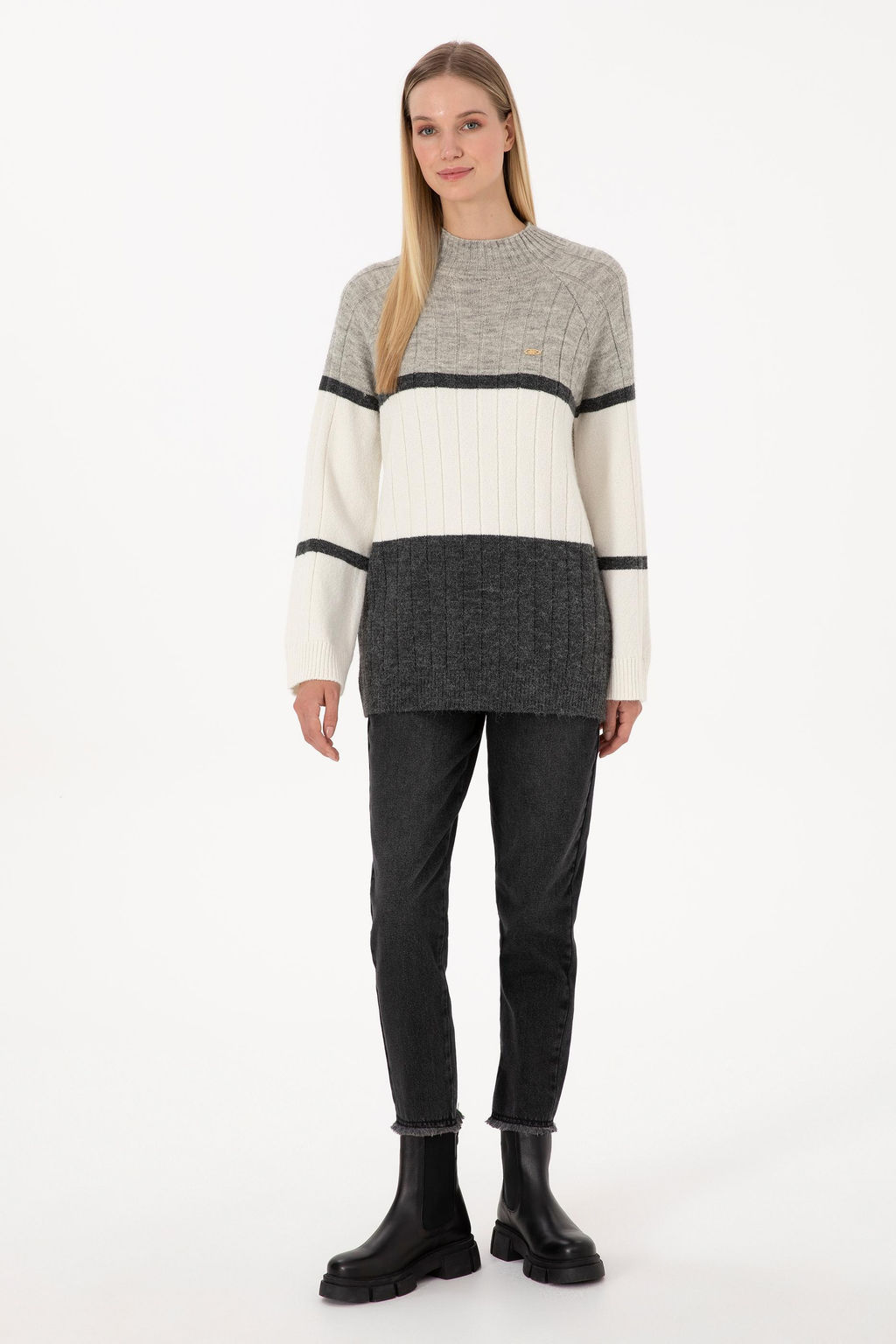 Kad_n Gri Melanj Kazak - U.s. polo assn фото 4