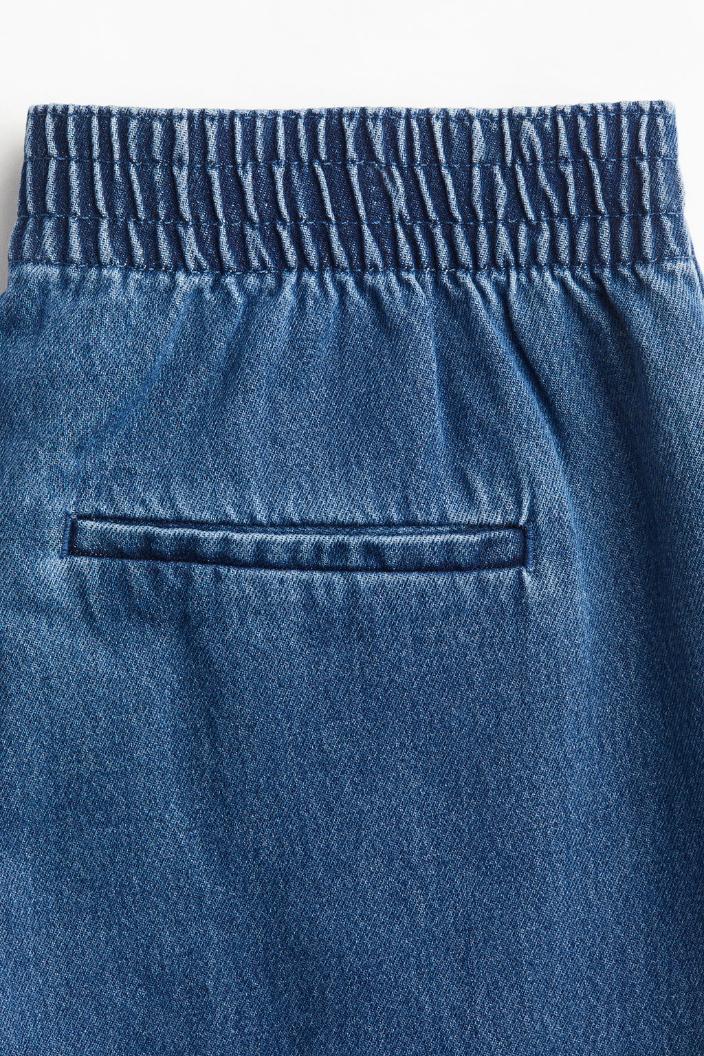 Pantal?n denim con cintura el?stica - H&m фото 6
