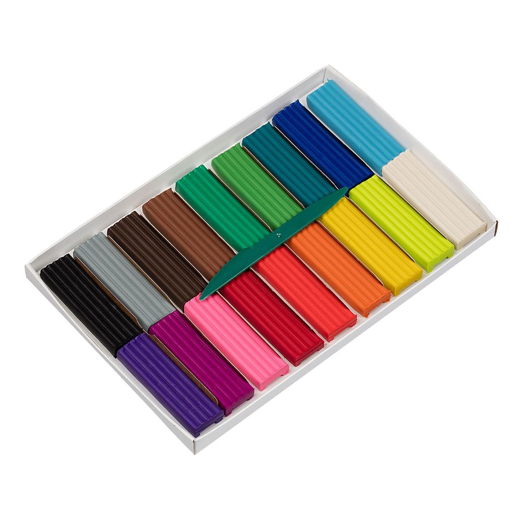 Лео Учись Пластилин классический LNMC-0118 360 г ( в картонной упаковке ) 18 цв - Vista-artista фото 3