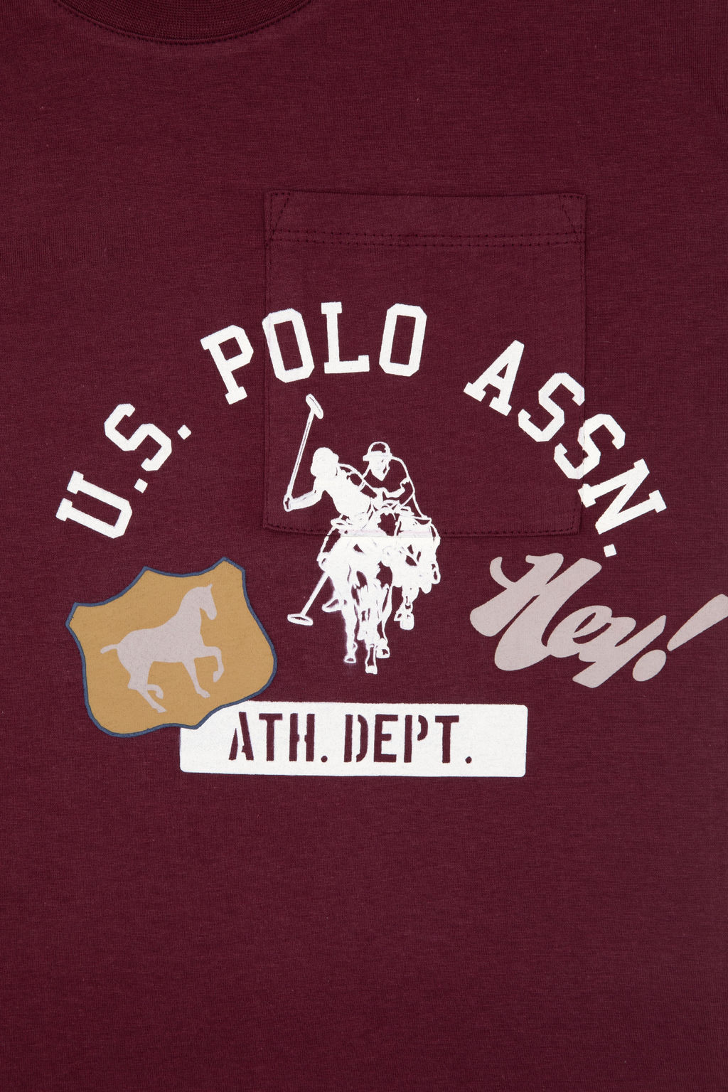 Erkek _ocuk Bordo Bisiklet Yaka Sweatshirt - U.s. polo assn фото 8