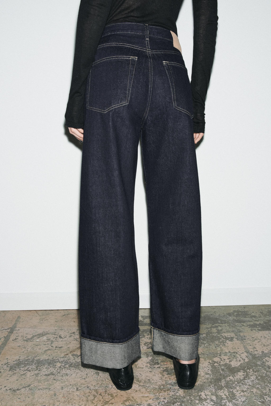ZW COLLECTION BAGGY MID-WAIST JEANS - Zara фото 13