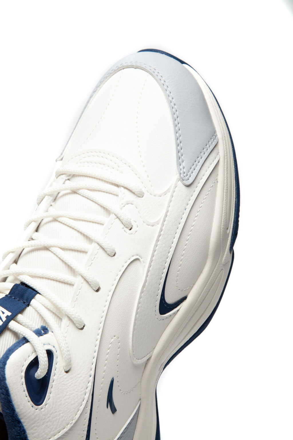 Кроссовки повседневные утепленные Бежевый/Серый/Синий