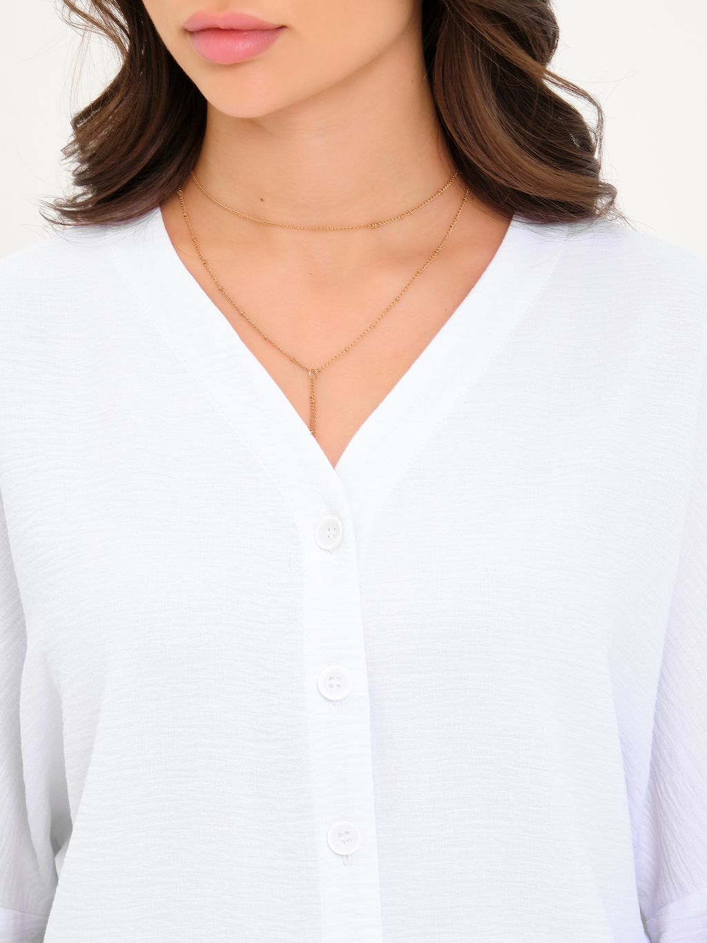 Блуза с рукавом на резинке - Stilla фото 18